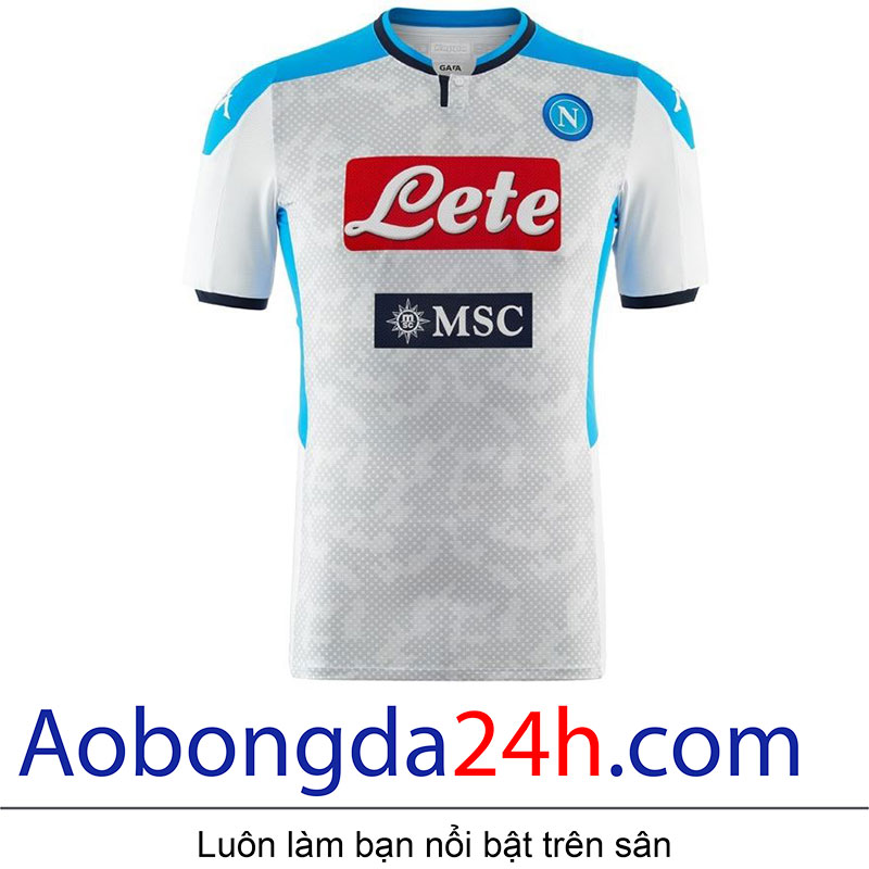 Áo Napoli mẫu 3 mùa giải 2019-2020 màu trắng