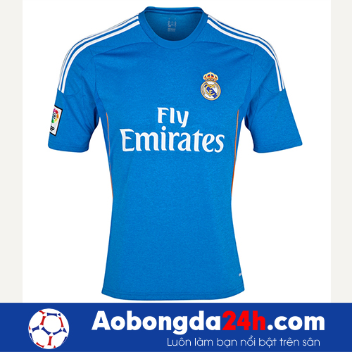 Áo CLB Real Madrid 2013-2014 sân nhà xanh dương