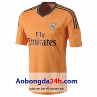 Áo Real mùa giải 2013-2014 mẫu thứ 3 màu cam