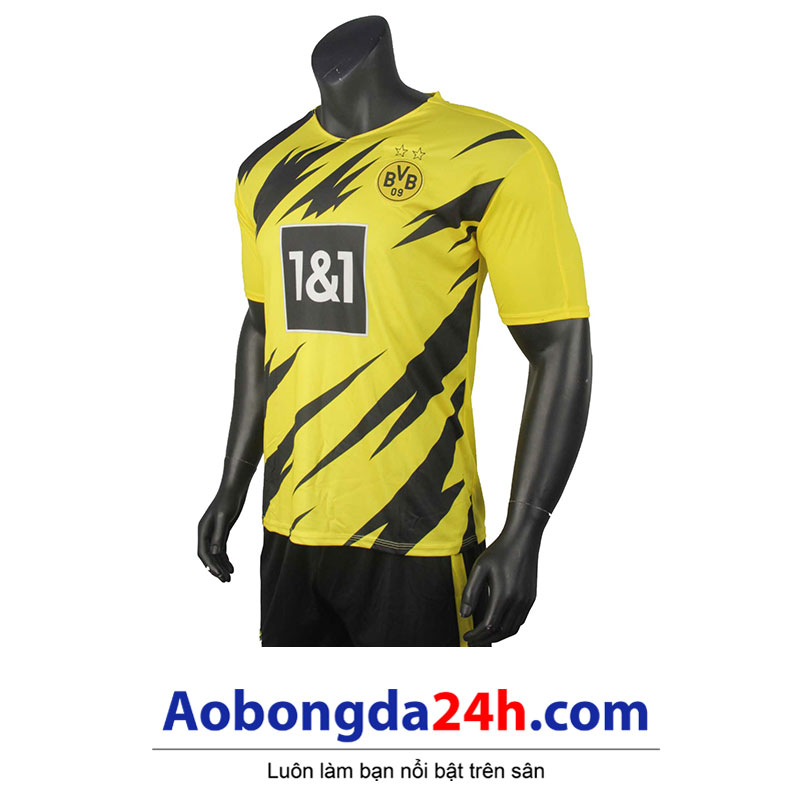 Áo Đá Banh Dortmund 2020-2021 Sân Nhà Màu Vàng |Aobongda24H