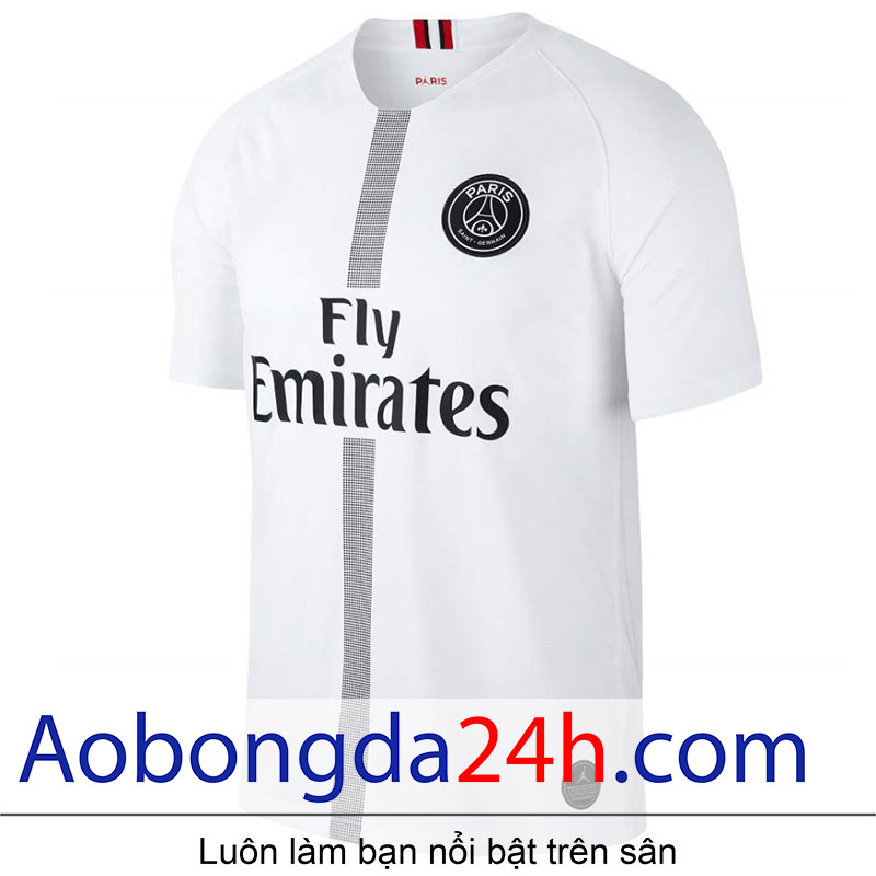 Áo Paris Saint Germain 2019-2020 mẫu 3 màu trắng