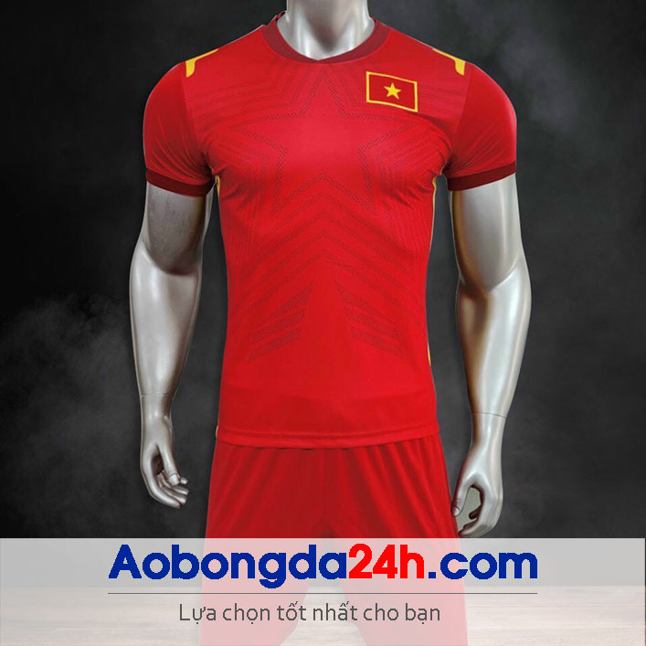 Áo Việt Nam 2021 - 2022 sân nhà màu đỏ