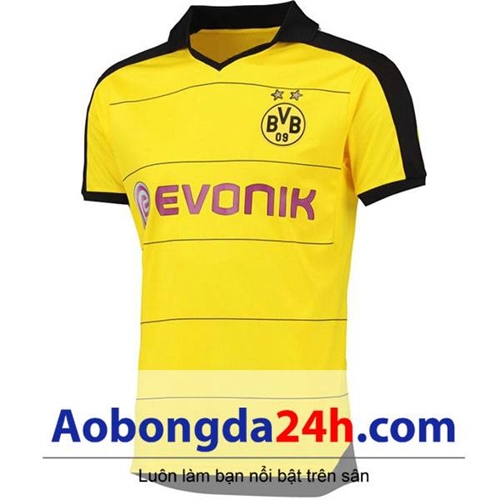Áo bóng đá Dortmund 2015-2016 sân nhà màu vàng