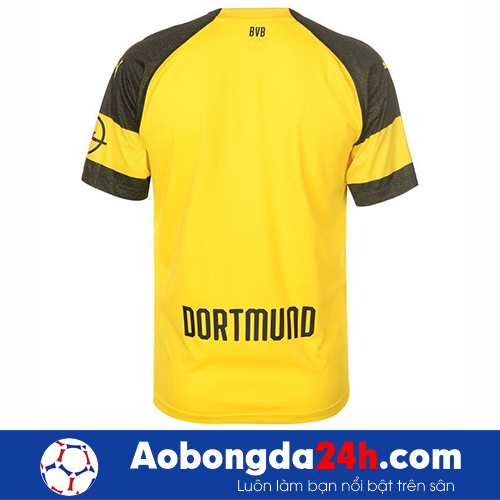 Áo Dortmund 2018-2019 sân nhà màu vàng