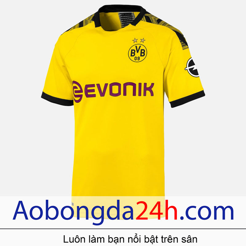 Áo Clb Dortmund 2019-2020 Sân Nhà Màu Vàng | Áo Bóng Đá 24H