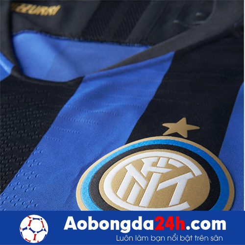 Áo Inter Milan 2018-2019 sân nhà đen sọc xanh