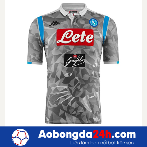 Áo bóng đá Napoli 2018-2019 mẫu thứ 3 xám