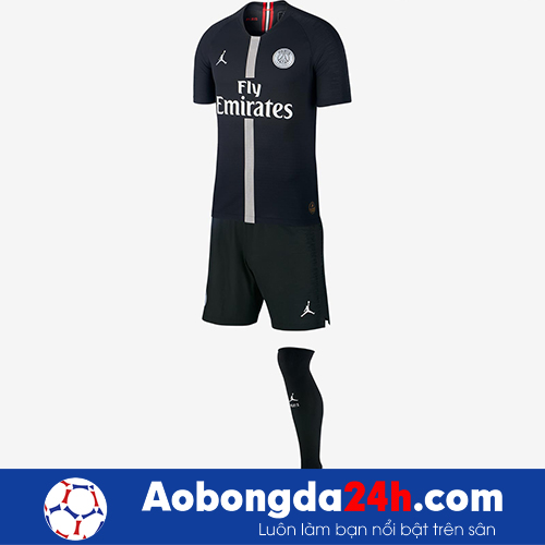Áo Paris Saint Germain 2018-2019 mẫu 4 đen