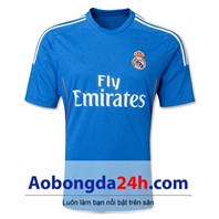 Áo CLB Real Madrid 2013-2014 sân nhà xanh dương