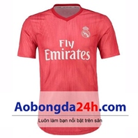 Áo đấu Real 2018-2019 mẫu thứ 3 màu đỏ