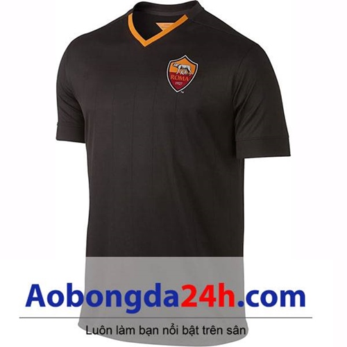 Áo câu lạc bộ As Roma 2014-2015 mẫu 3 màu đen