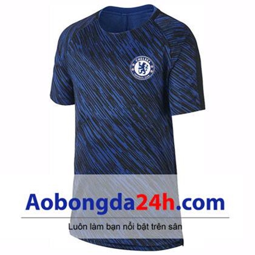 Áo Chelsea 2018/2019 - mẫu áo tập màu xanh tím than