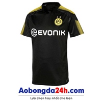 Áo đá bóng Dortmund 2017-2018 sân khách màu đen