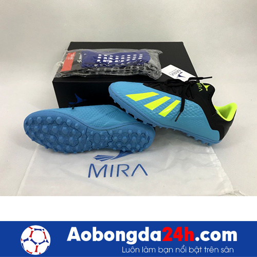 Giầy bóng đá Mira MR05 TF màu Xanh ngọc -3