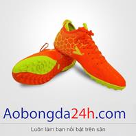Giày đá bóng Mitre 181045 cao cổ màu cam