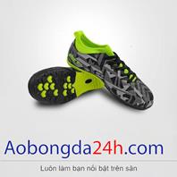 Giày đá bóng EBET trẻ em 6312 màu xám cổ xanh chính hãng Động Lực
