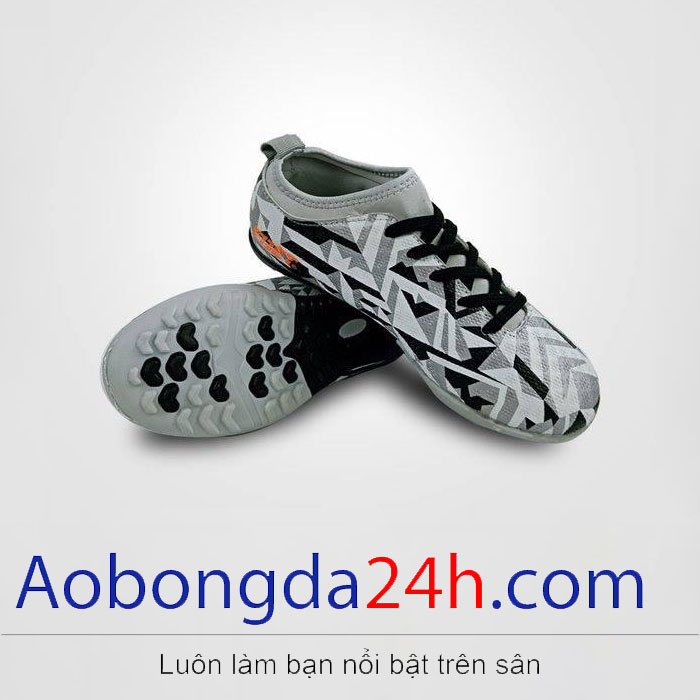 Giày đá bóng EBET trẻ em 6312 màu xám chính hãng Động Lực