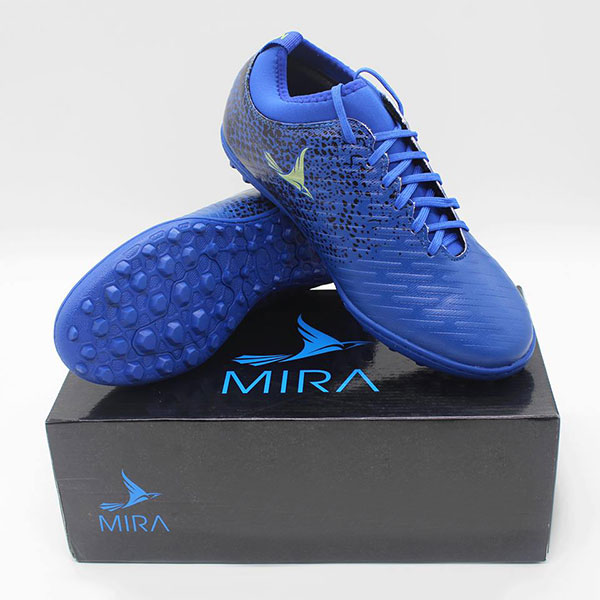 Đập hộp sản phẩm giày đá bóng Mira 02 xanh dương