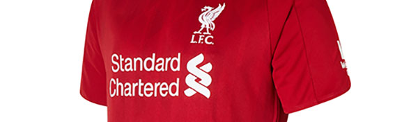 Logo áo sân nhà Liverpool 2019