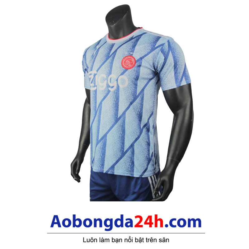 Áo CLB Ajax Amsterdam 2020 - 2021 sân khách màu xanh da trời