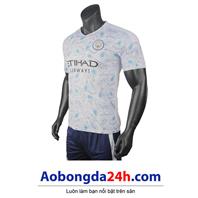 Áo Man City 2020-2021 sân nhà màu xanh da trời