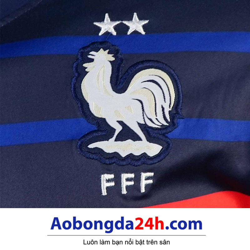 Áo bóng đá Pháp 2 sao mẫu mới 2020 - 2021 màu xanh sân nhà ...