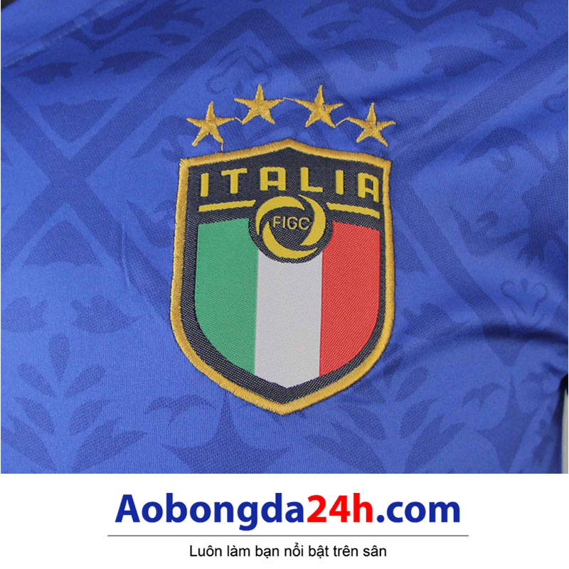 Áo đấu đội tuyển Italia 2020 - 2021 sân nhà màu xanh