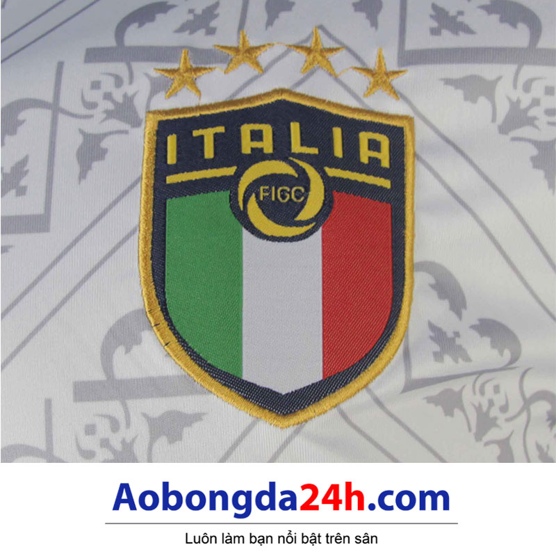 Áo Italia Euro 2021 màu trắng sân khách