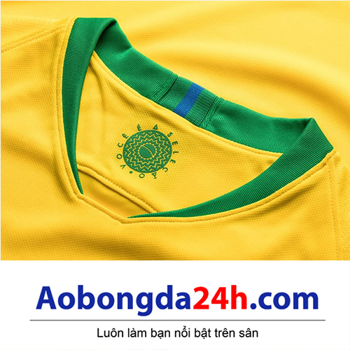 Quần áo thể thao trẻ em đội tuyển Brazil 2018-2019 sân nhà